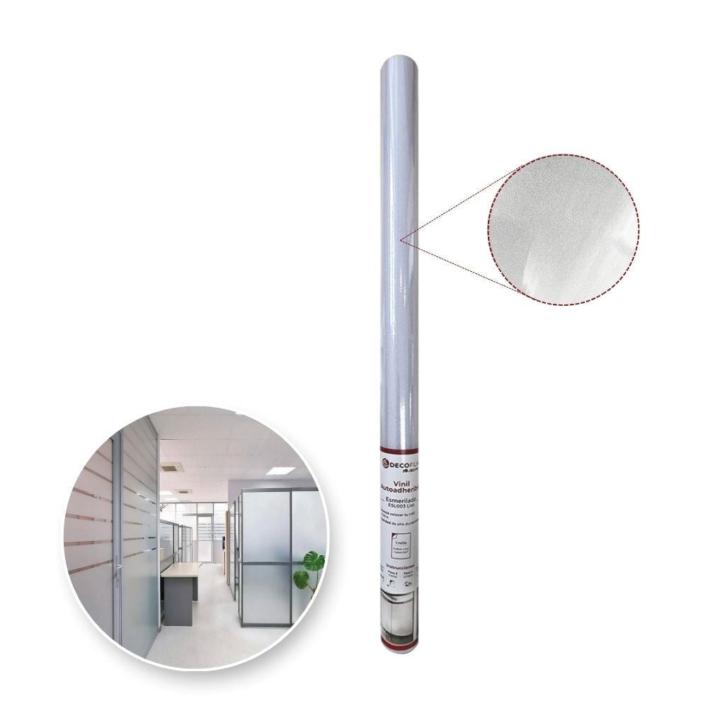 Vinil Esmerilado en rollo (0.60x3m) - DECOFILM®