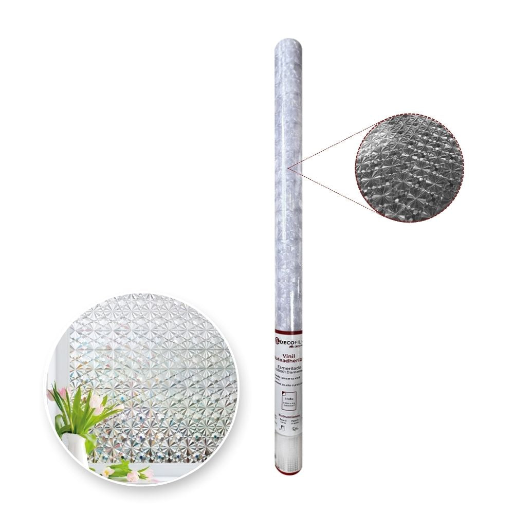 Vinil Esmerilado en rollo (0.60x3m) - DECOFILM®