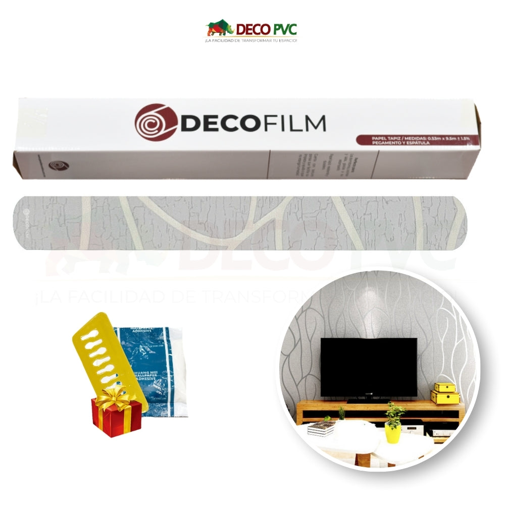 Papel Tapiz Ondas - DECOFILM® / 1 rollo / 0.53*9.5m