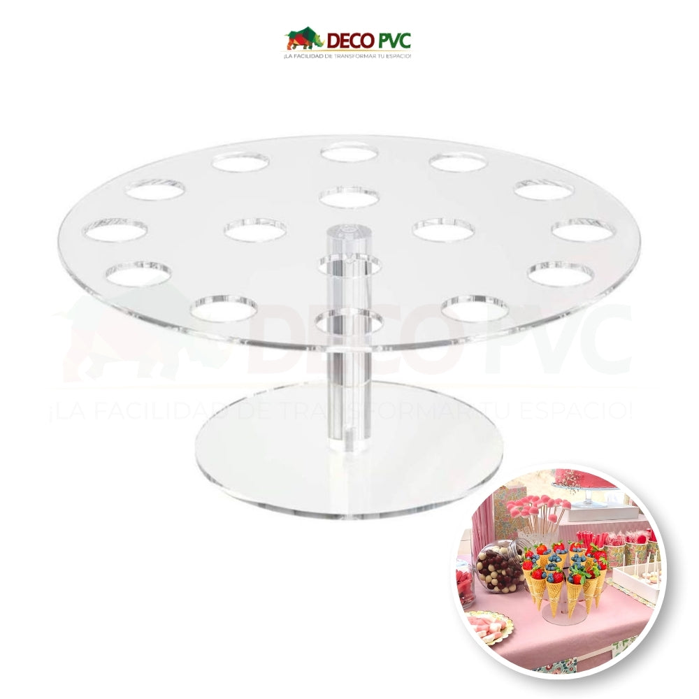 Base Snacks Porta Conos