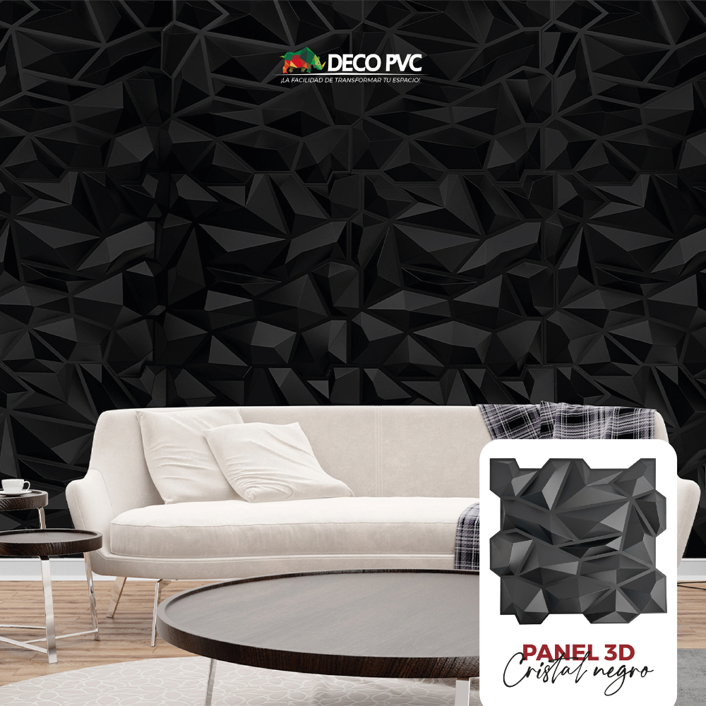 PANEL 3D Profesional - X1203 CRISTAL / 10pzas / 50*50cm