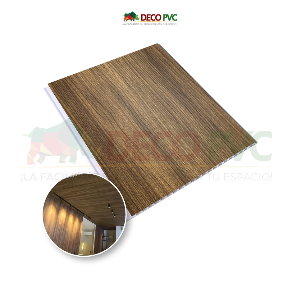 SkyLine Panel / 8pzas / 25*0.8*280cmSLP02 Nogal