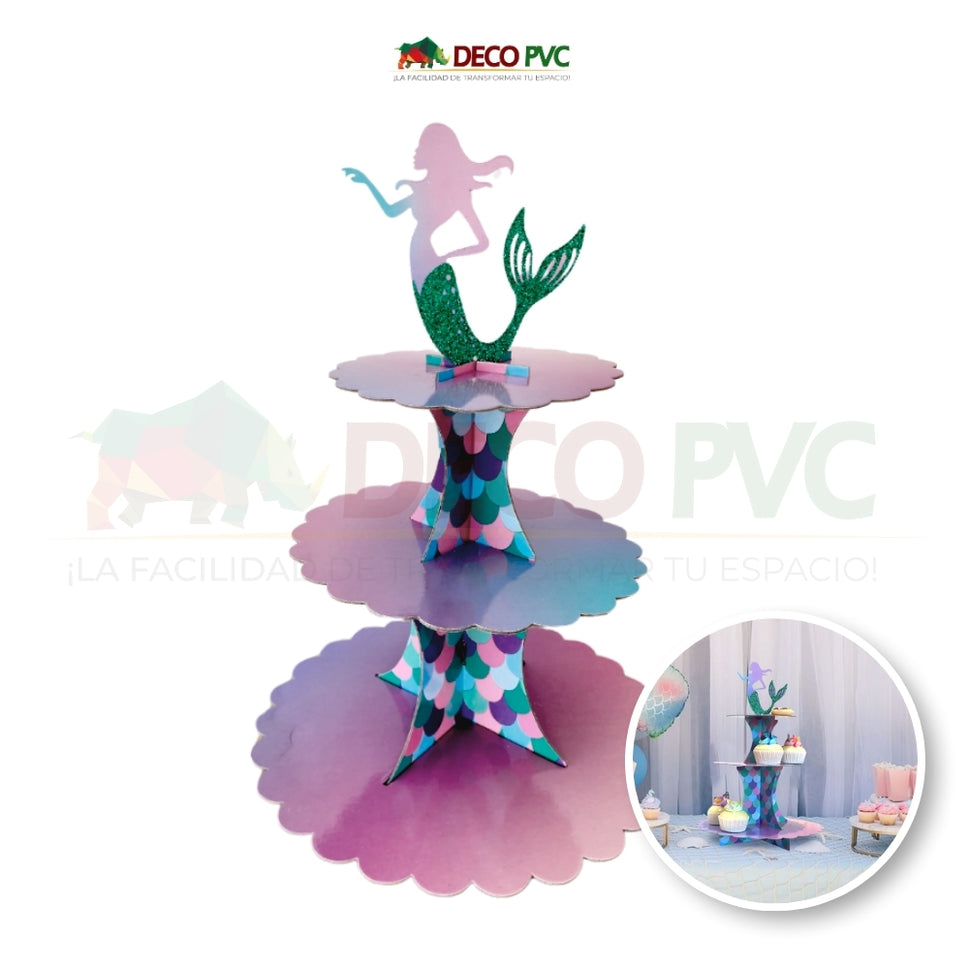 Soporte para CupcakeSirena