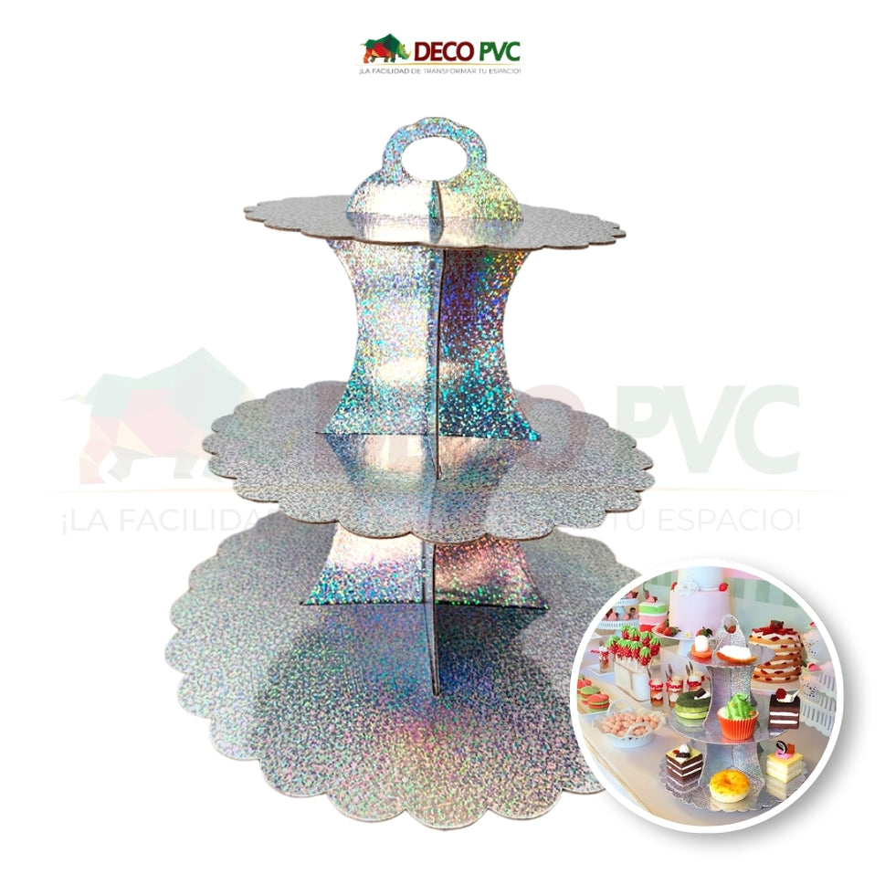 Soporte para CupcakePlata