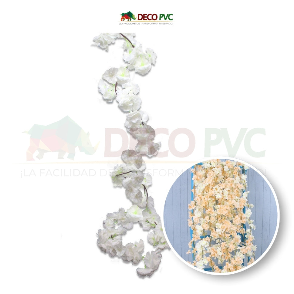 Guias Florales Flor de Cerezo - DECOFLORA®FLOR DE VINO BLANCO