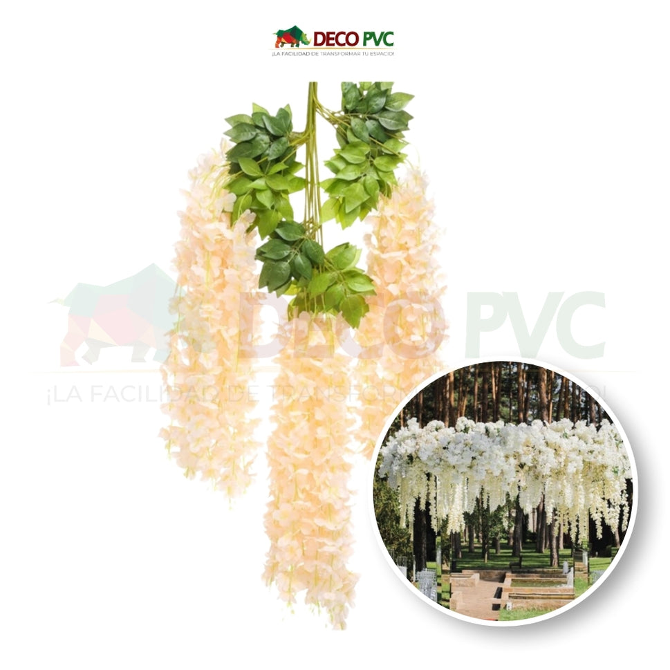 Guias Florales Wisterias - DECOFLORA®WISTERIA MAZAPAN