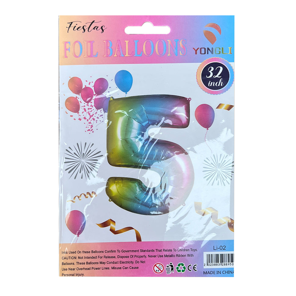 Globo número 5Tornasol