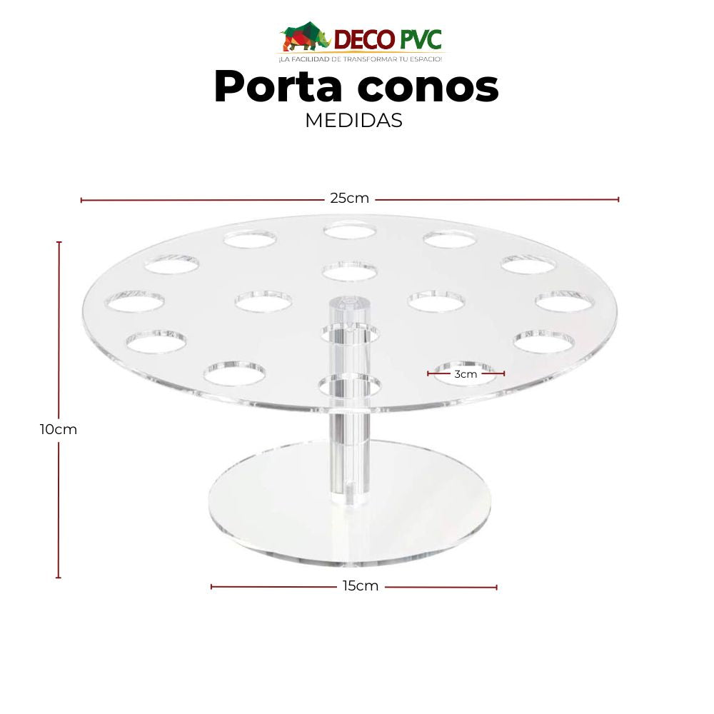 Base Snacks Porta Conos