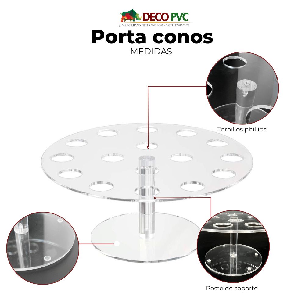 Base Snacks Porta Conos