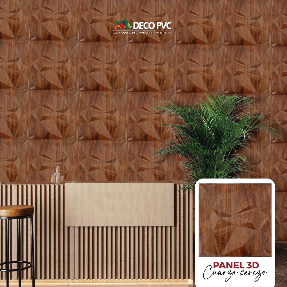 PANEL 3D -Cuarzo S050 / 10pzas / 50*50cm
