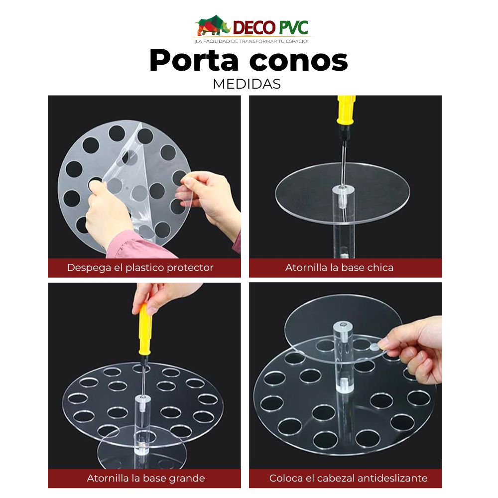 Base Snacks Porta Conos