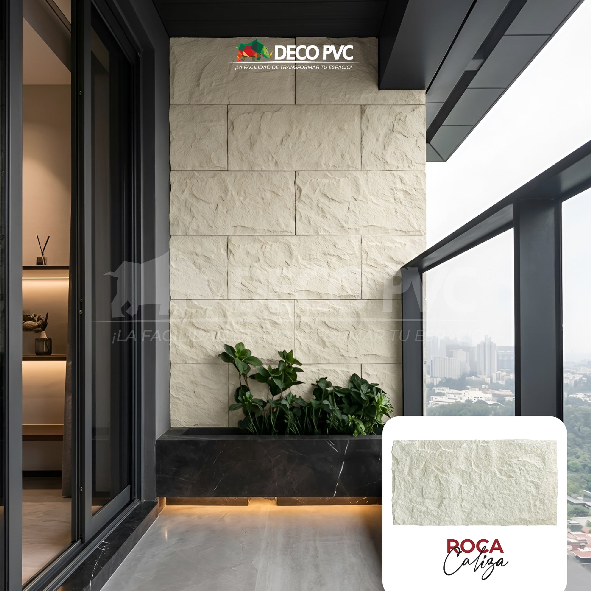 Piedra PU / 4pzas / 120*60cm