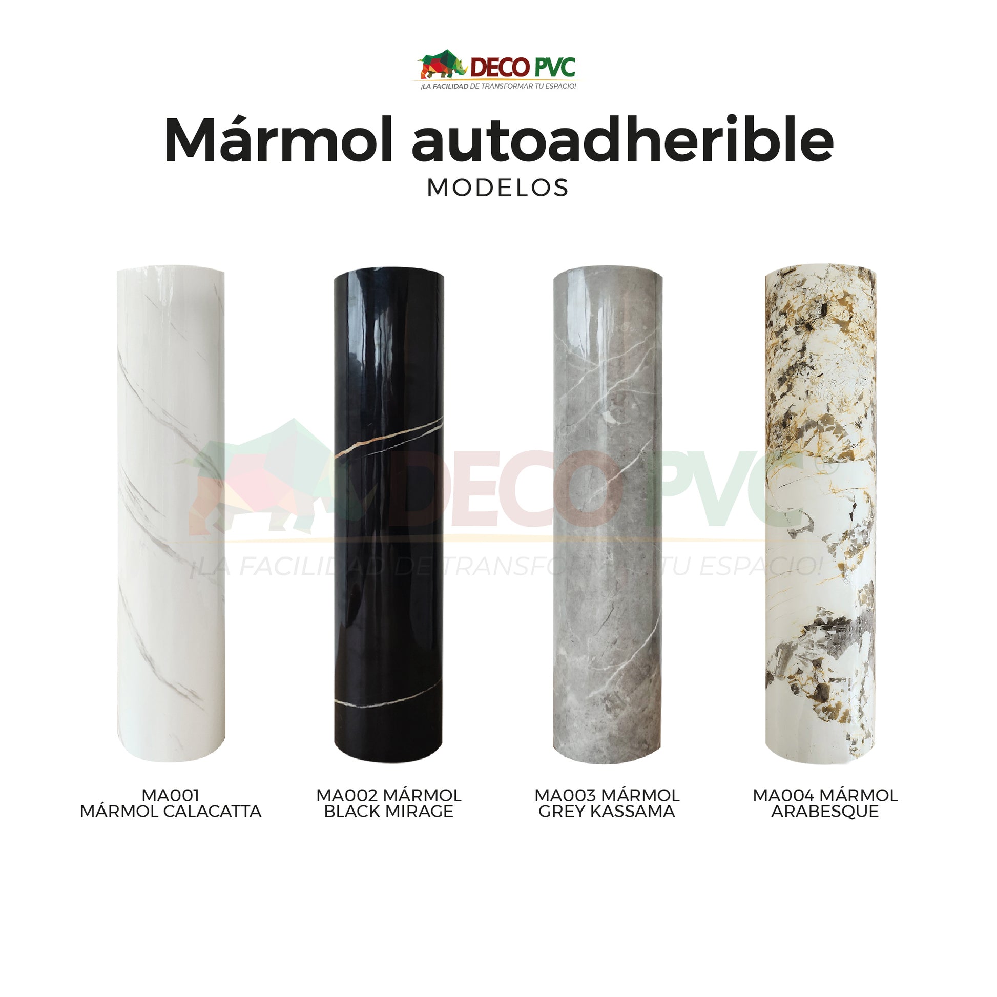 Mármol de PVC Autoadherible en rollo