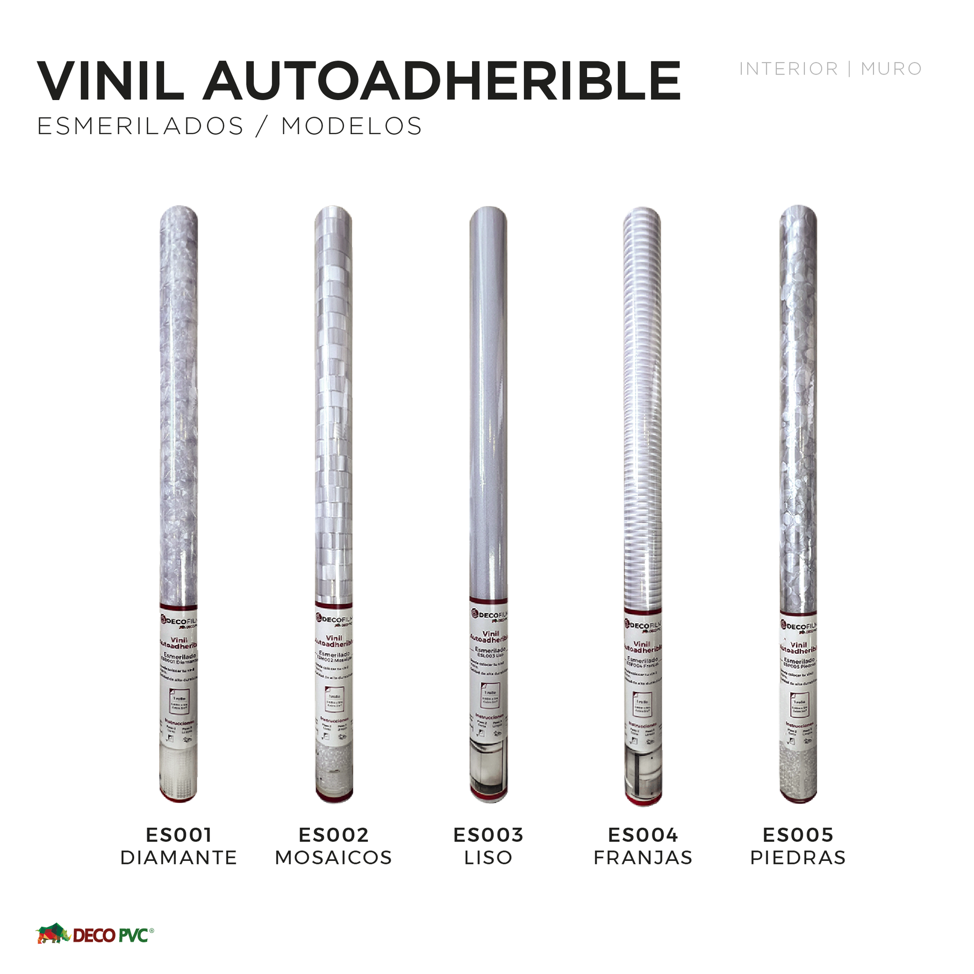 Vinil Esmerilado en rollo (0.60x3m) - DECOFILM®