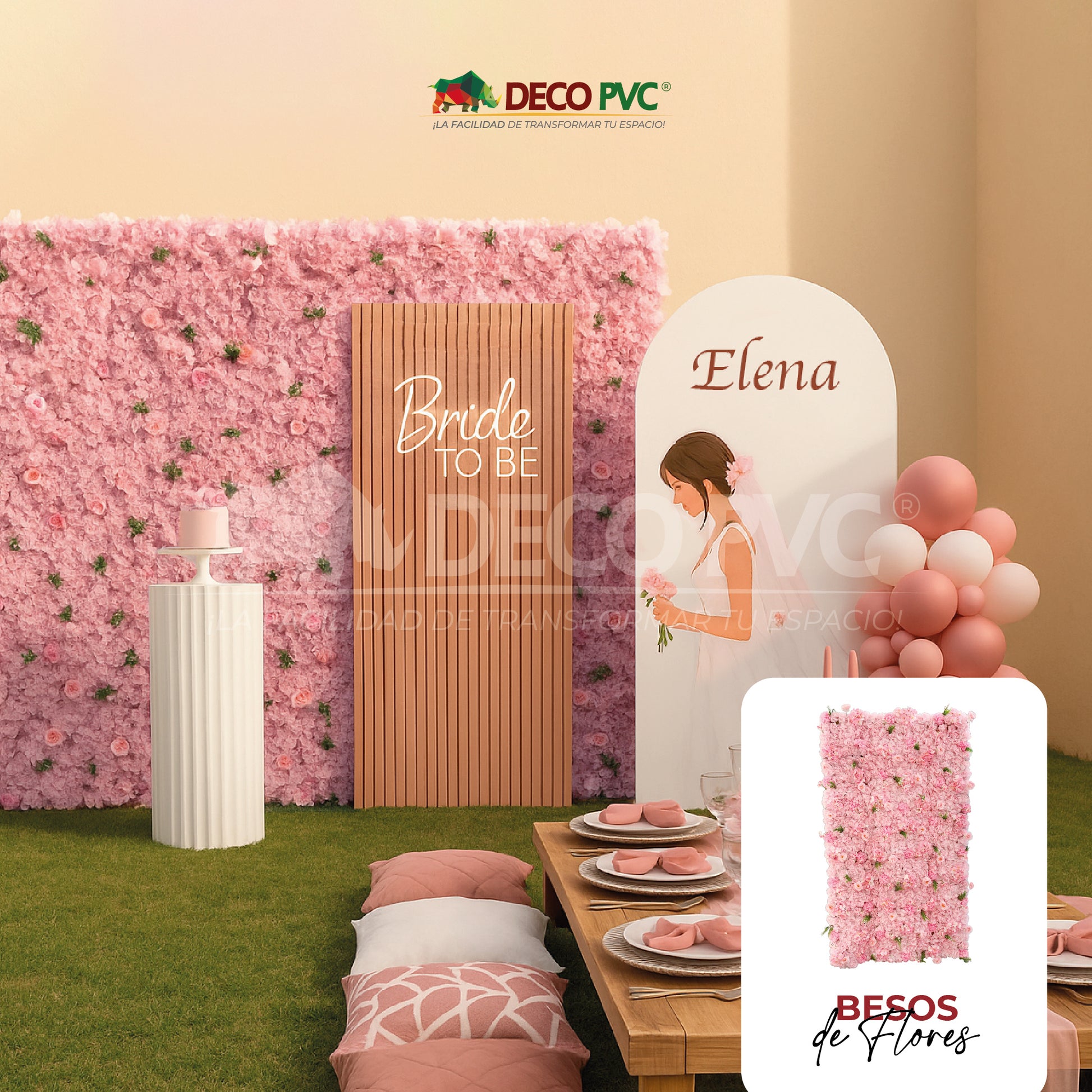 Pared Floral / 2.10*1.20m