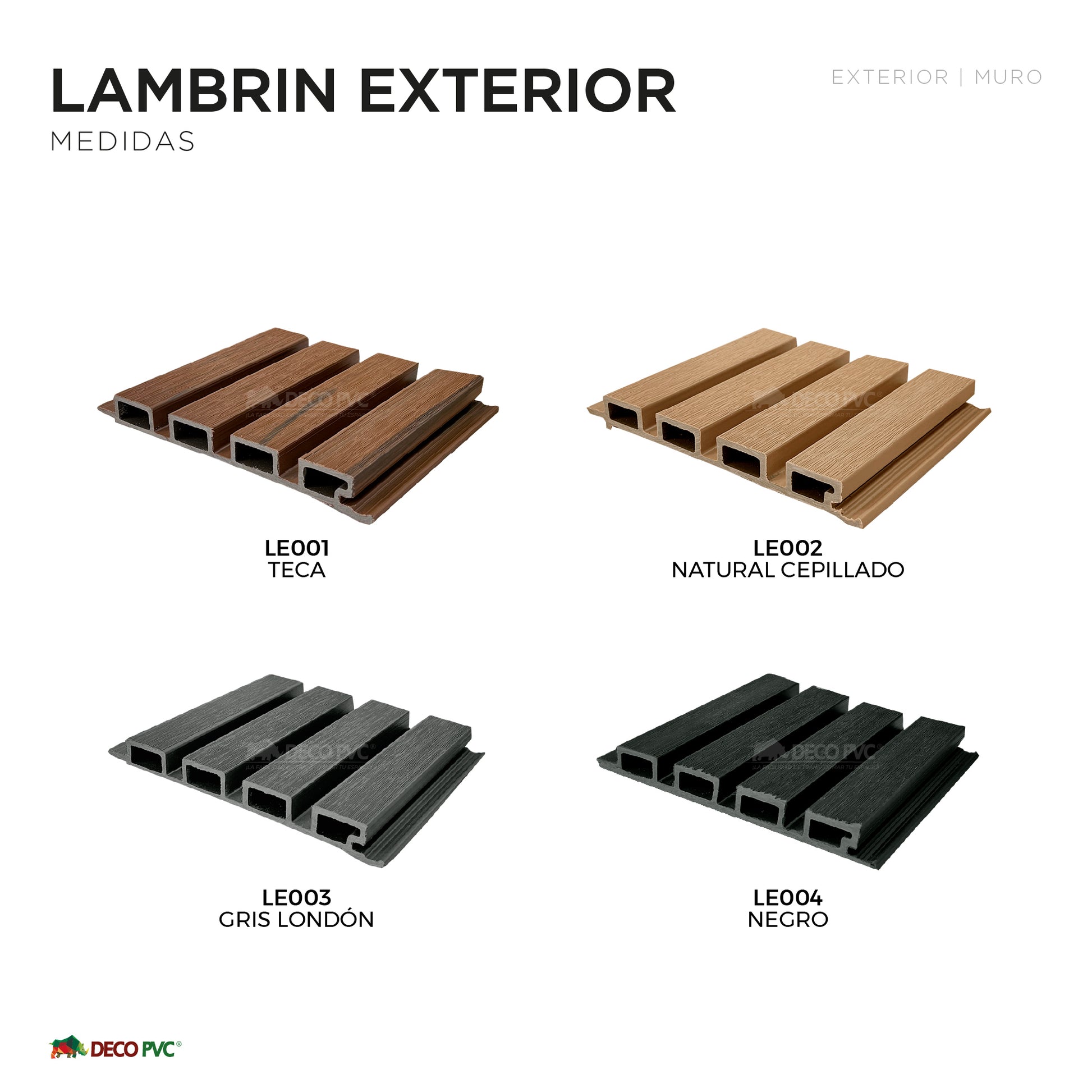 Lambrin Exterior / 4pzas / 21.9*280cm
