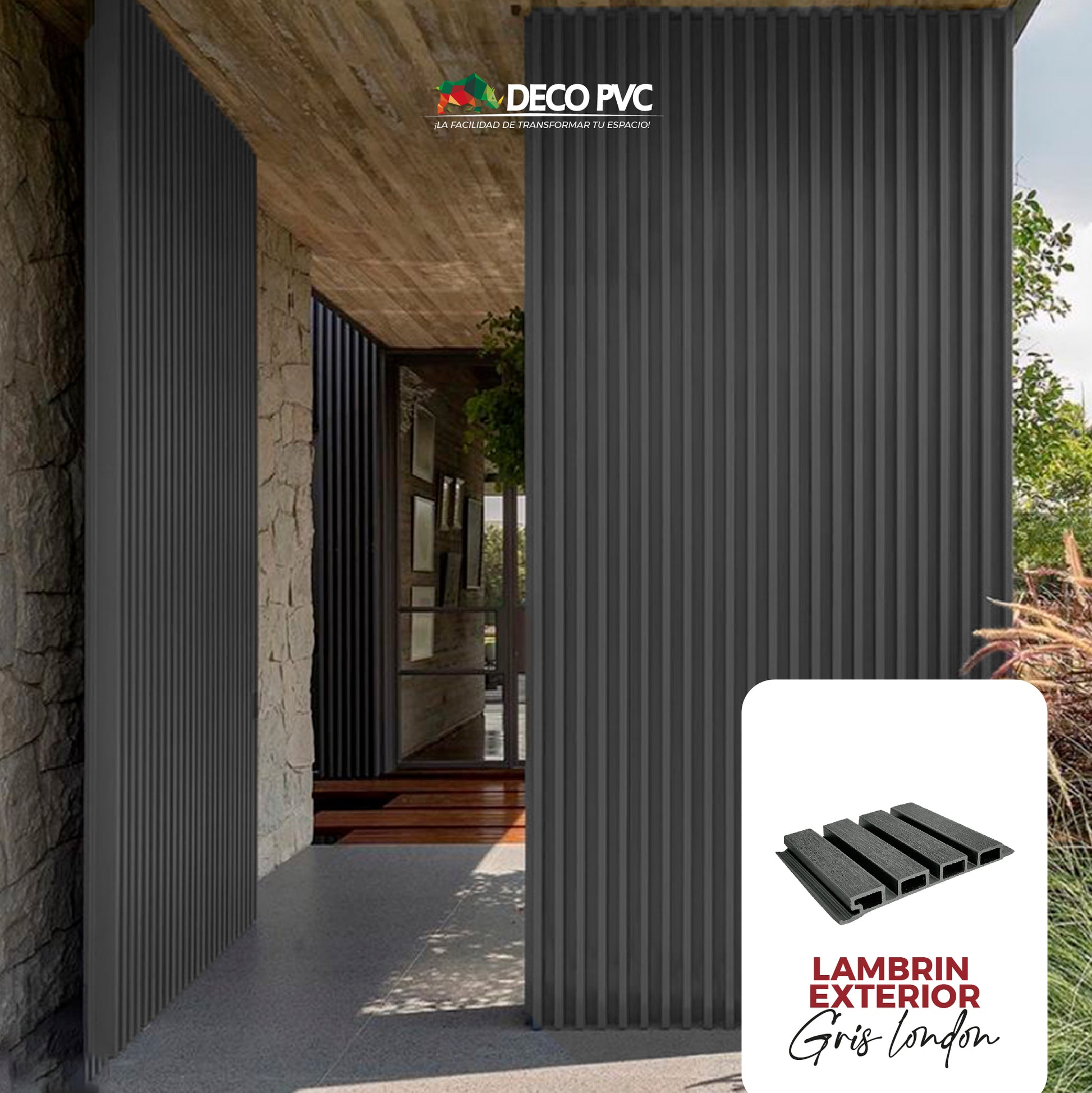 Lambrin Exterior / 4pzas / 21.9*280cm