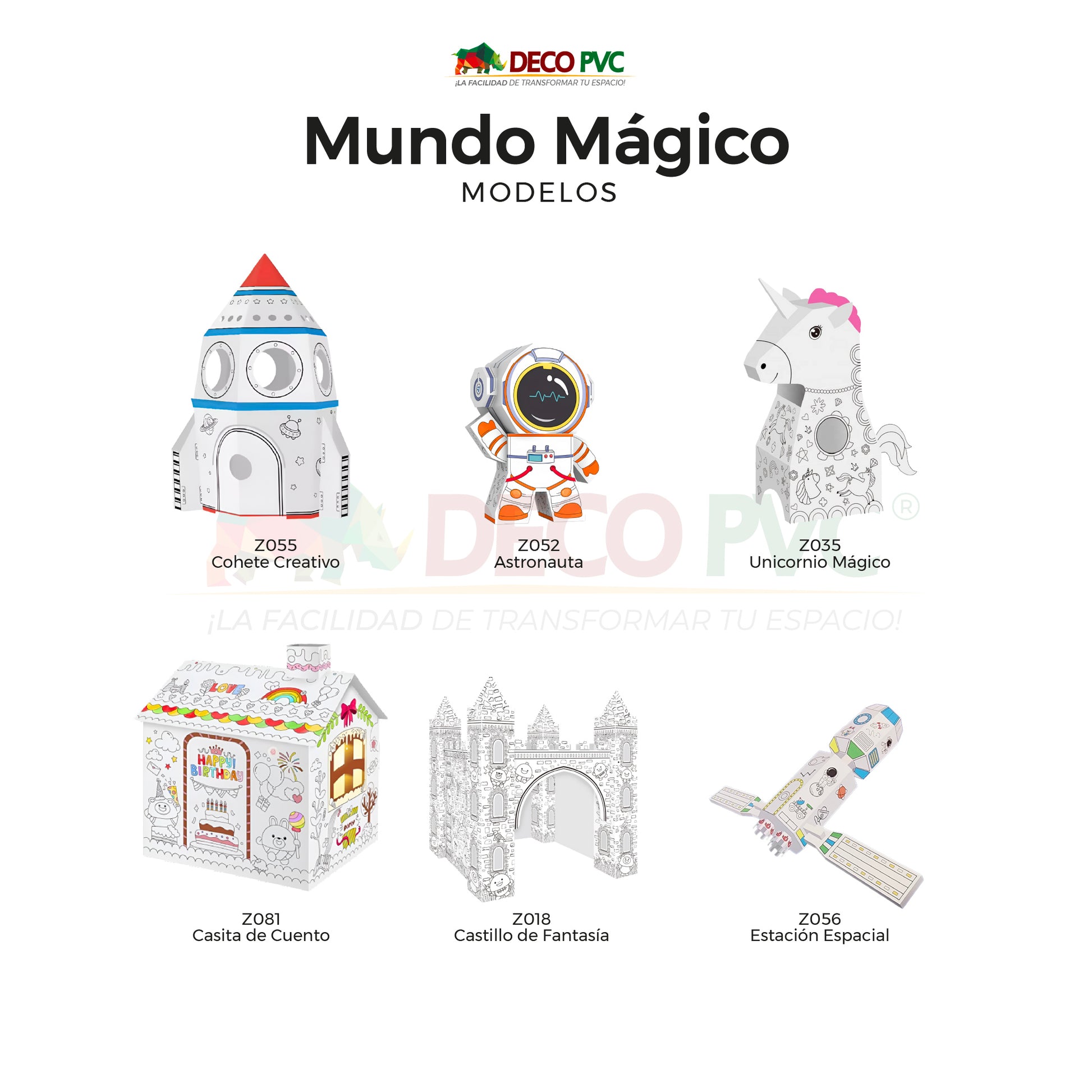 Mundo Mágico para colorear