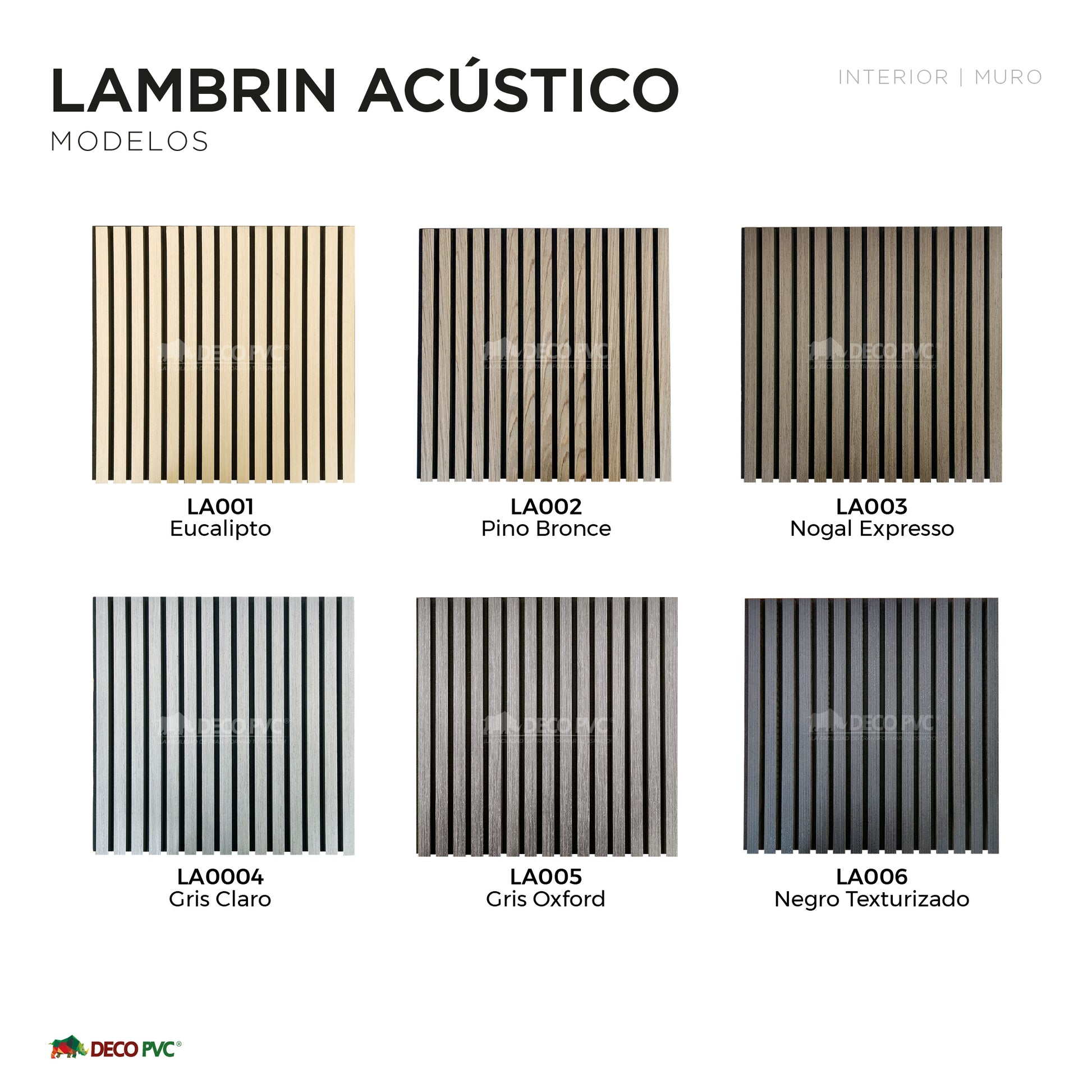 Lambrin acústico / 4pzas / 60*60cm