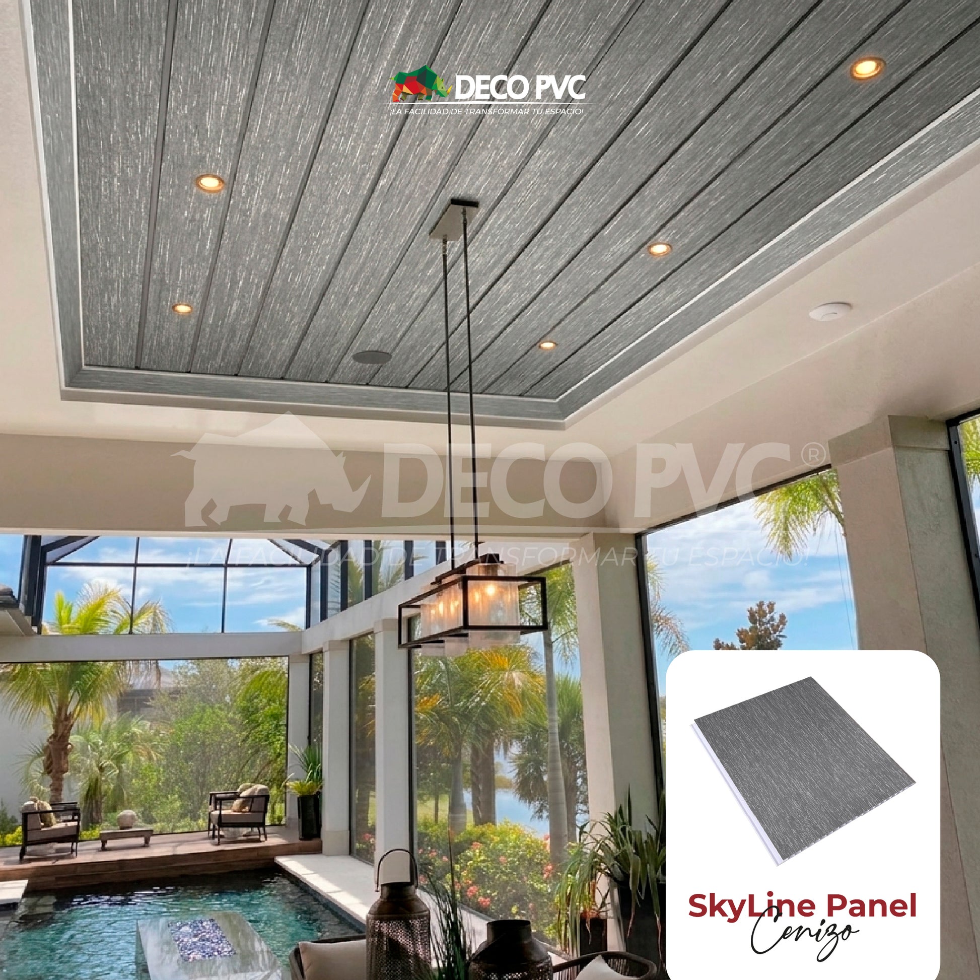 SkyLine Panel / 8pzas / 25*0.8*280cm