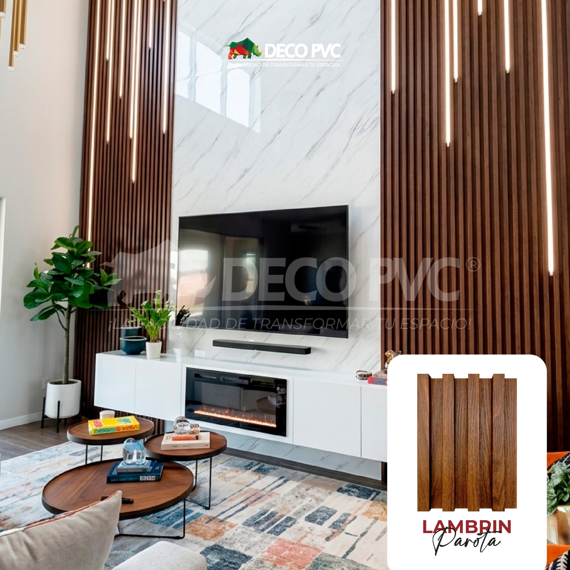 Lambrin Max 290 - Decoslat / 14pzas / 16.8*2.4*290cm