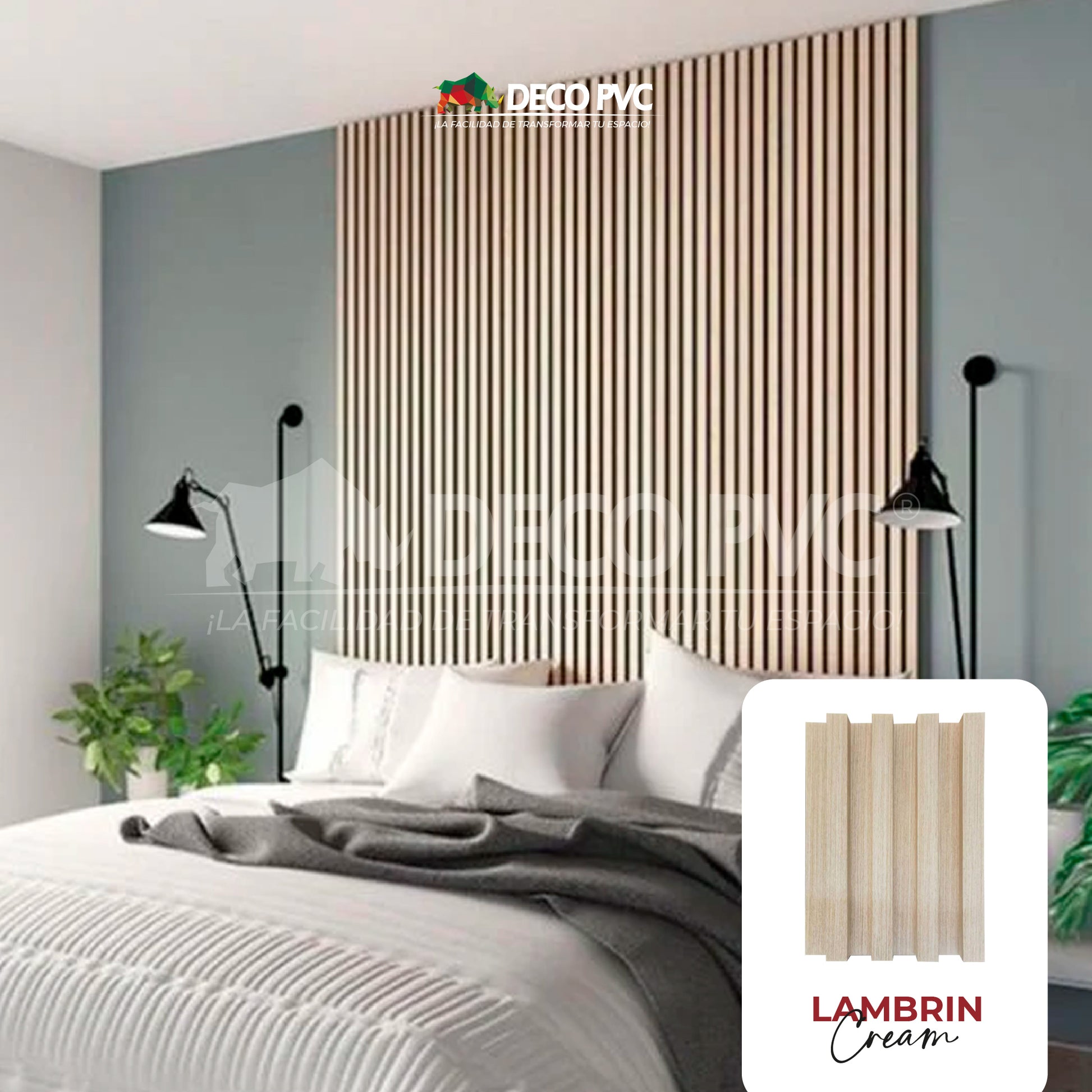 Lambrin Max 290 - Decoslat / 14pzas / 16.8*2.4*290cm