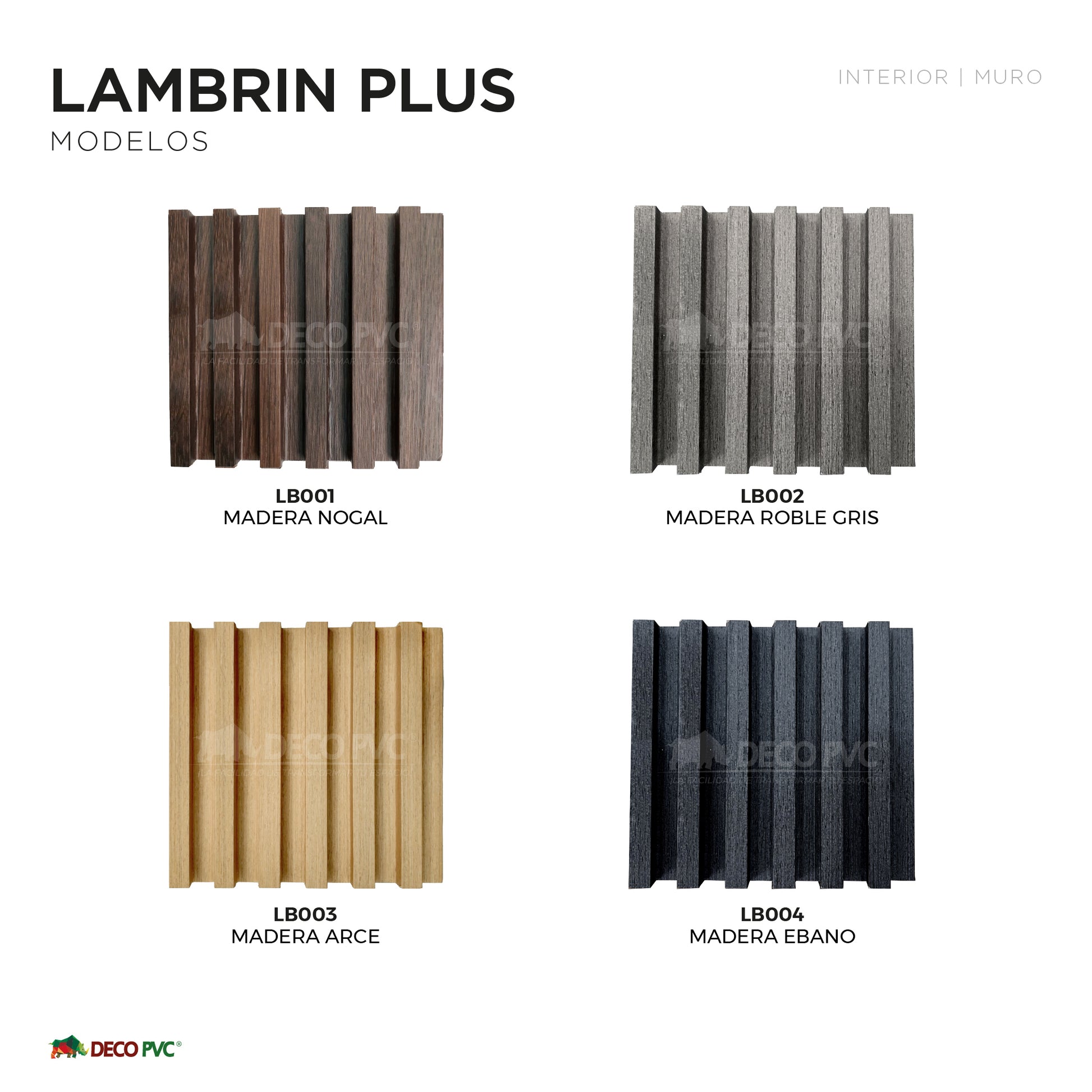 Decoslat Lambrin Plus / 10pzas / 1m*17cm