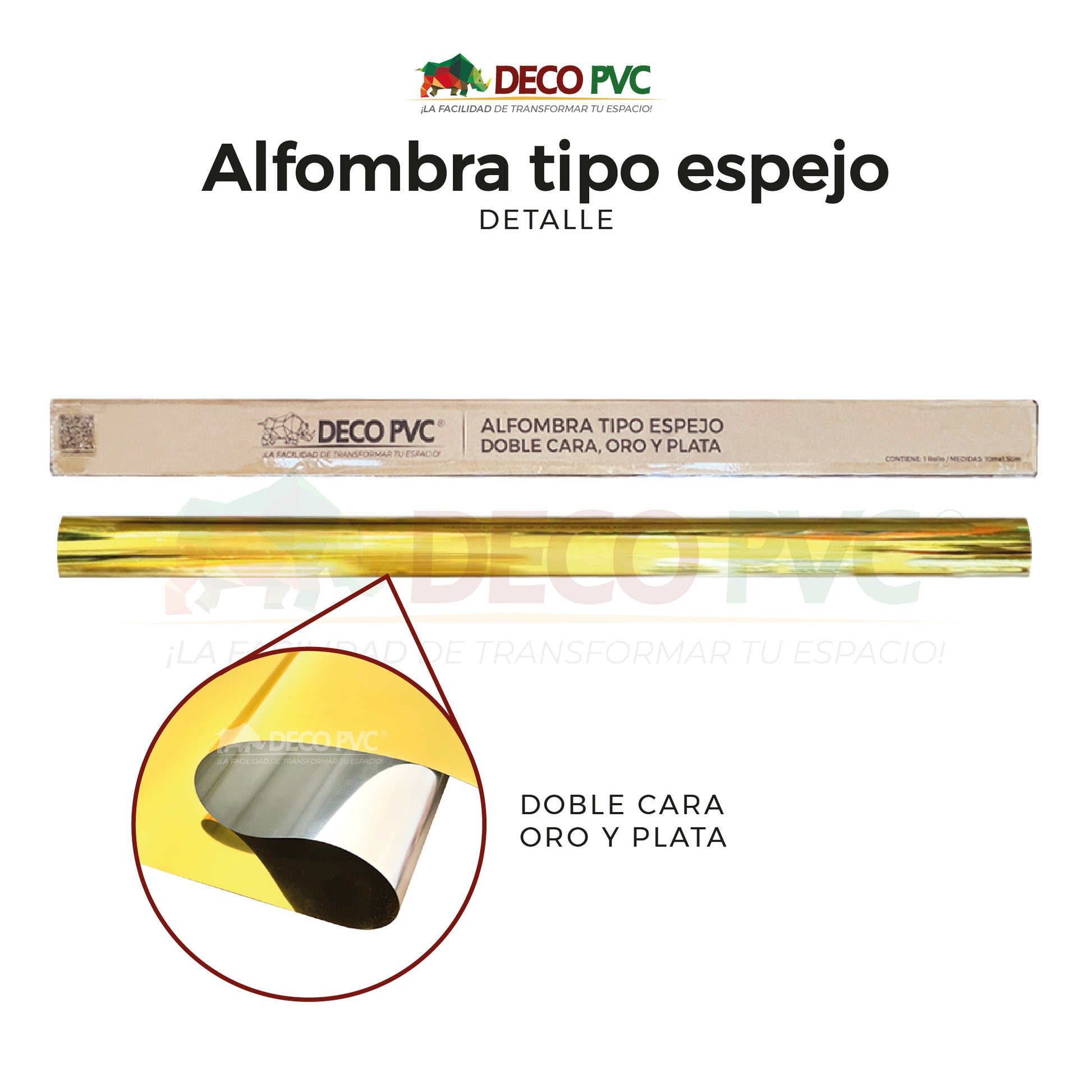 Alfombra tipo espejo