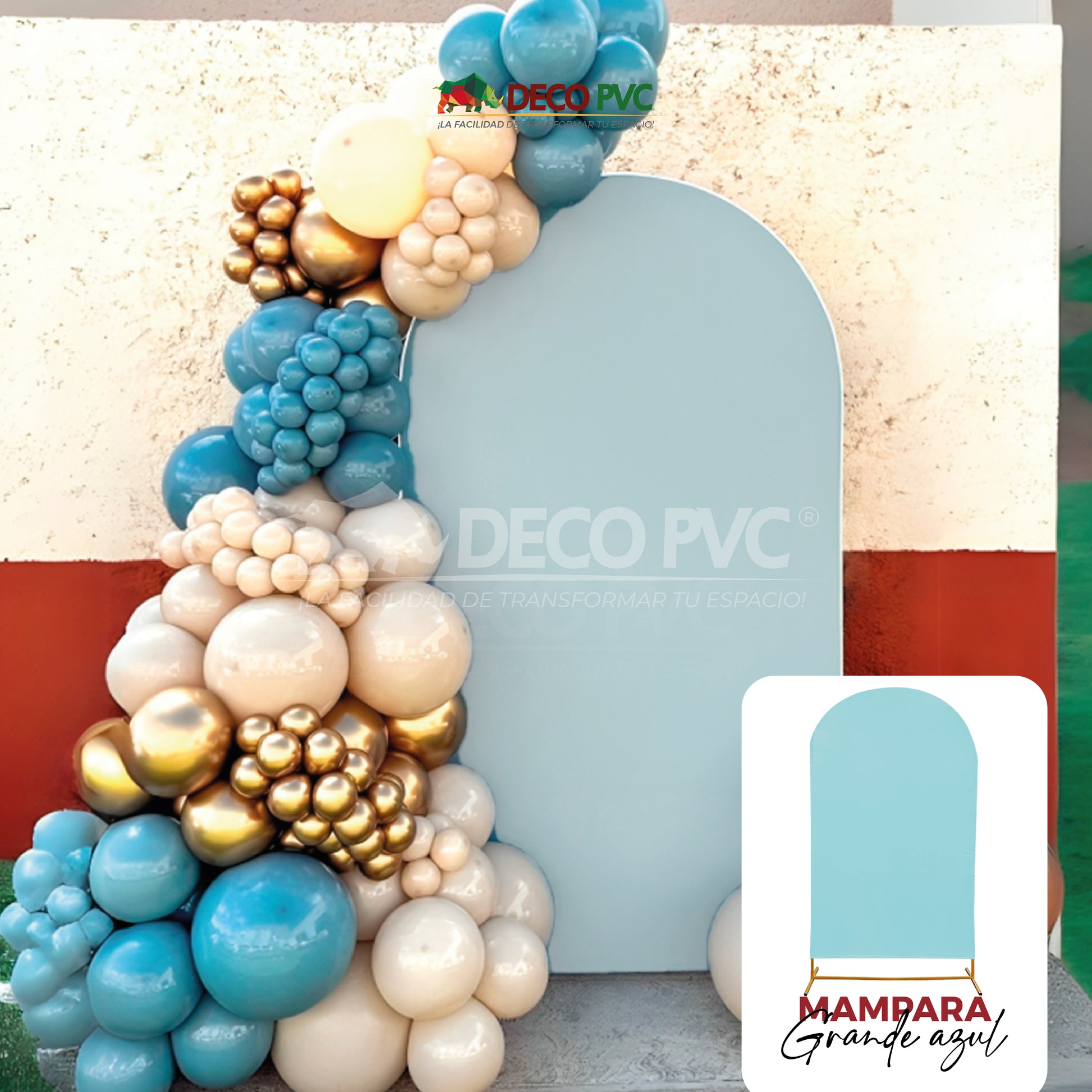 Dúo Mamparas Decorativas Azul