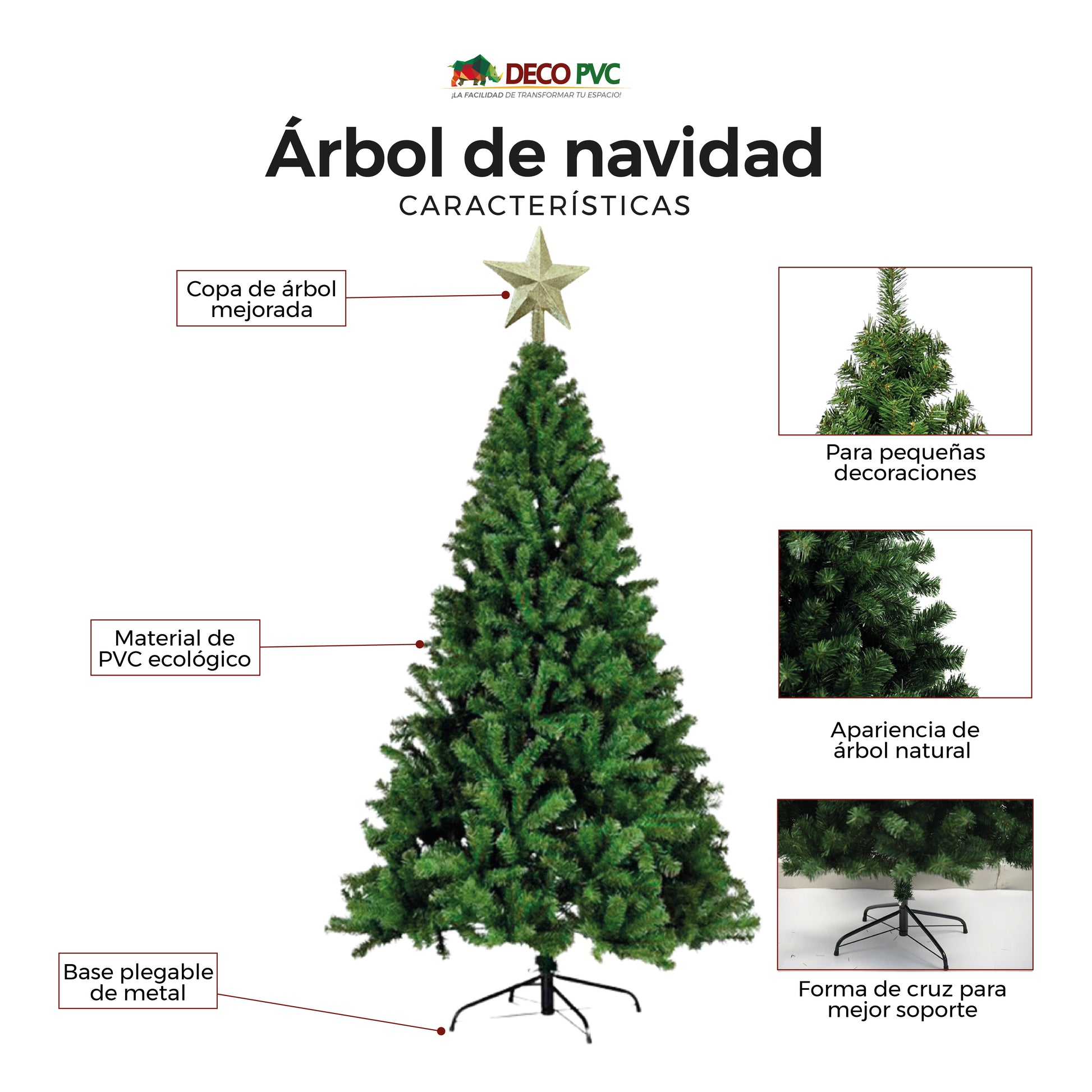 Árbol de Navidad - DECO PVC