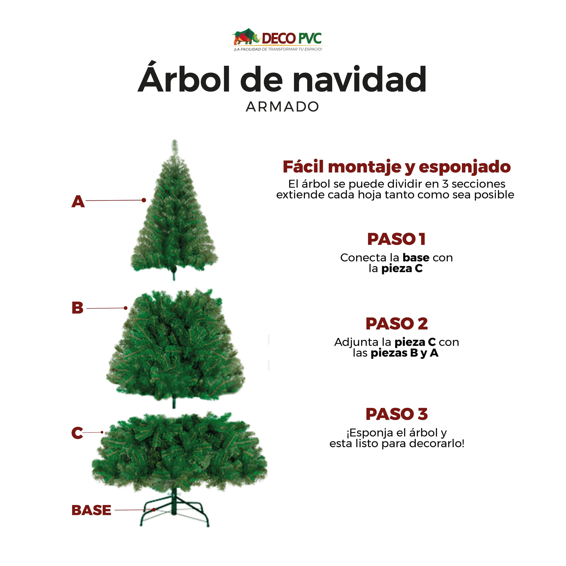 Árbol de Navidad - DECO PVC