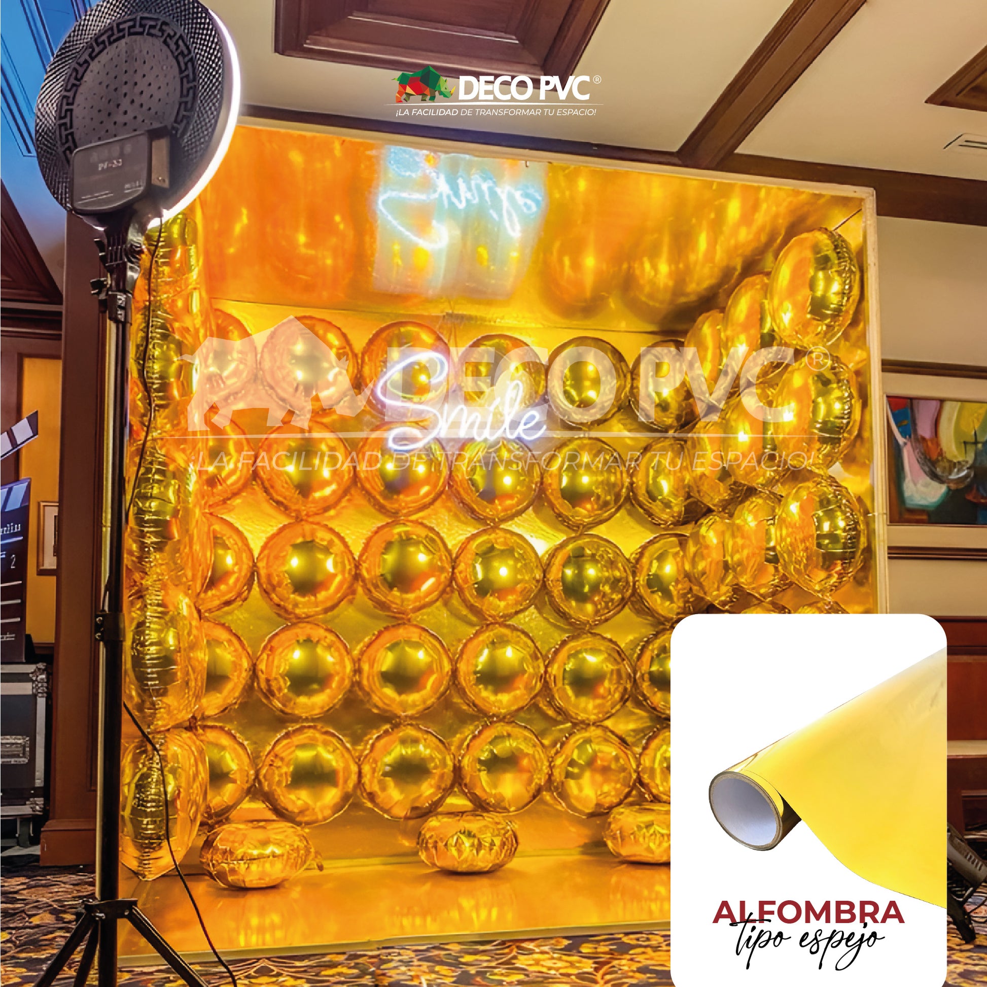 Alfombra tipo espejo