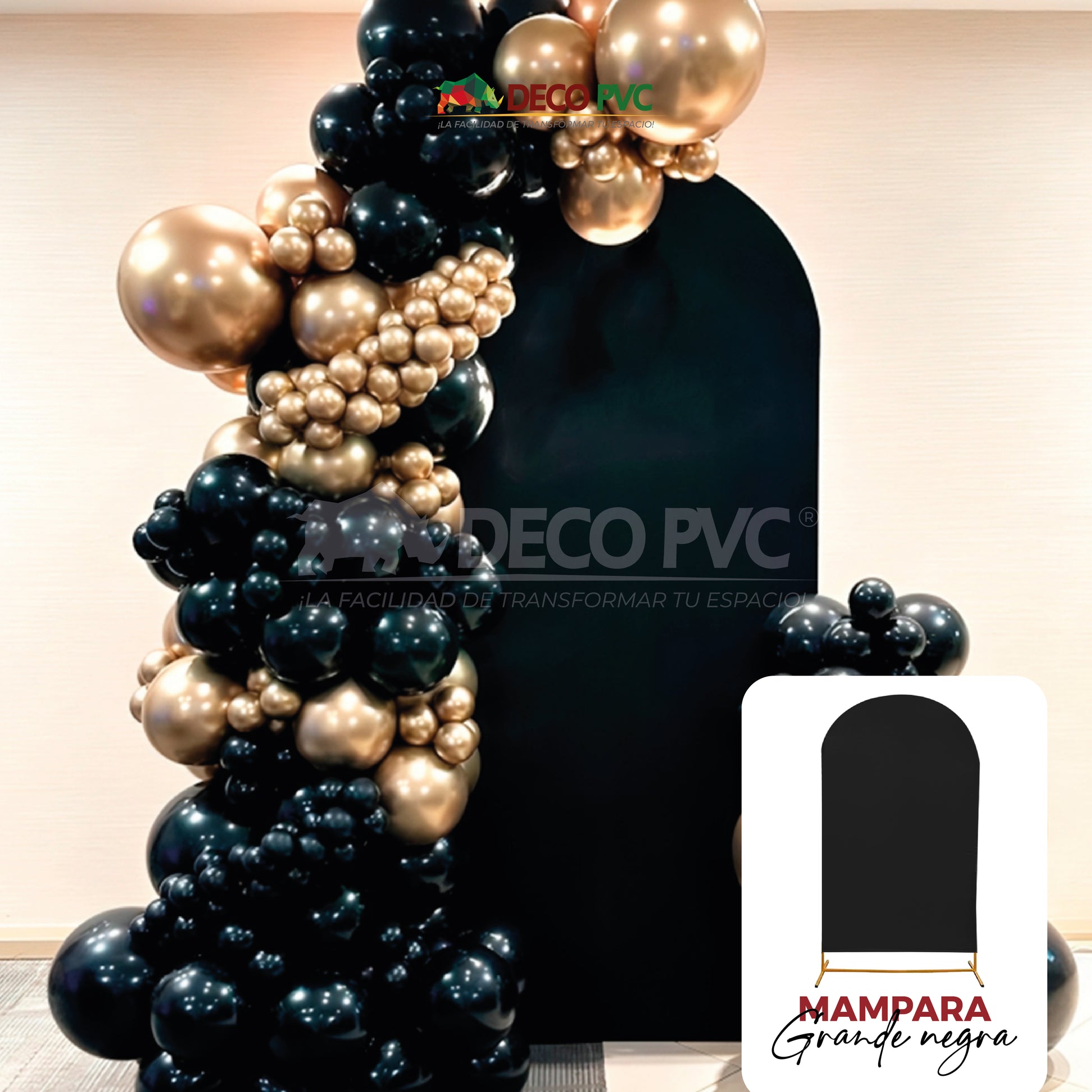 Dúo Mamparas Decorativas Negro