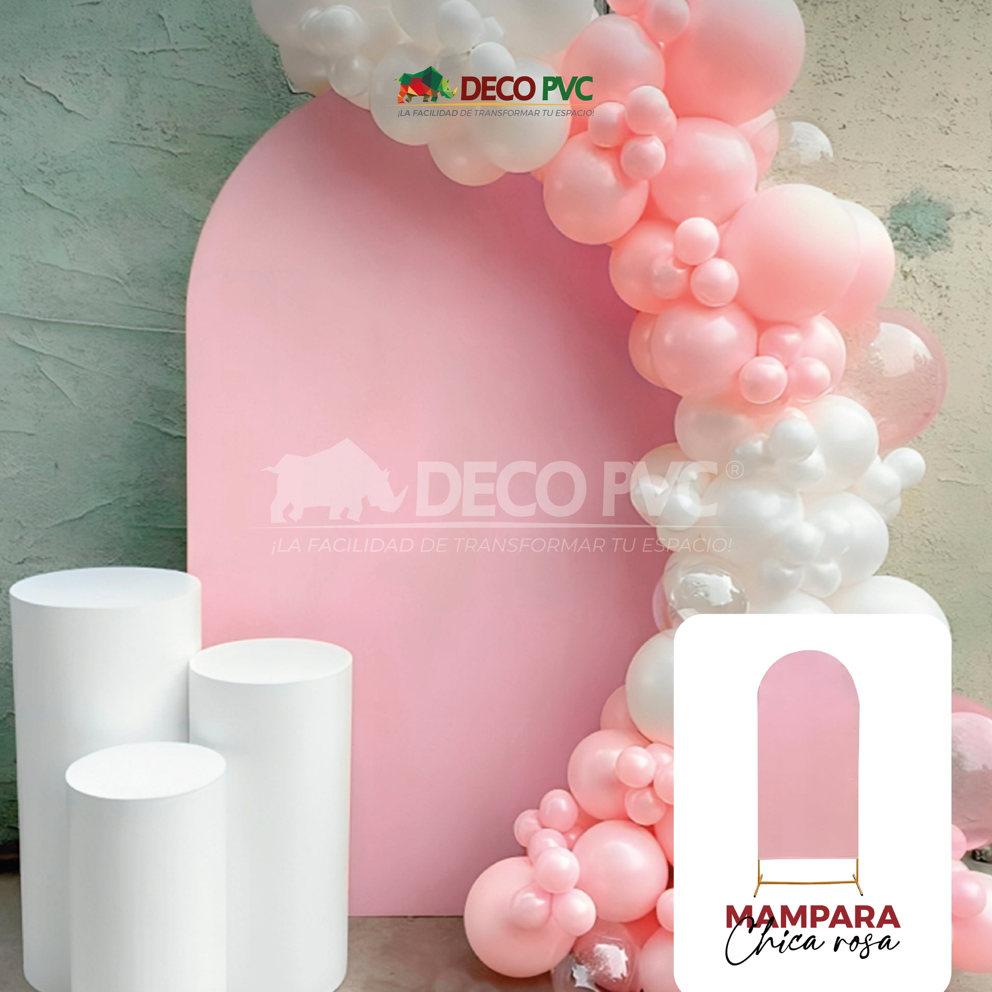 Dúo Mamparas Decorativas Rosa