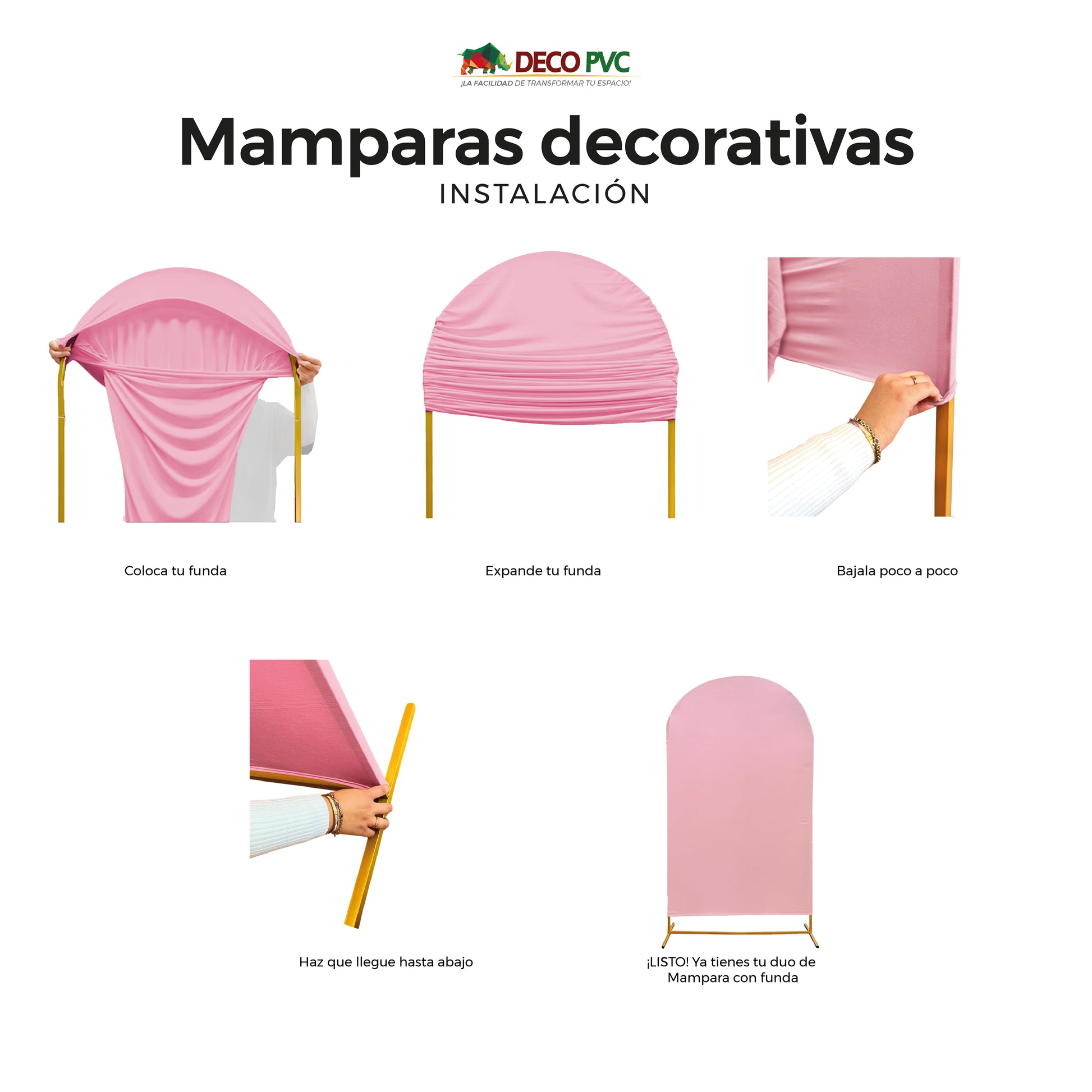Dúo Mamparas Decorativas Negro