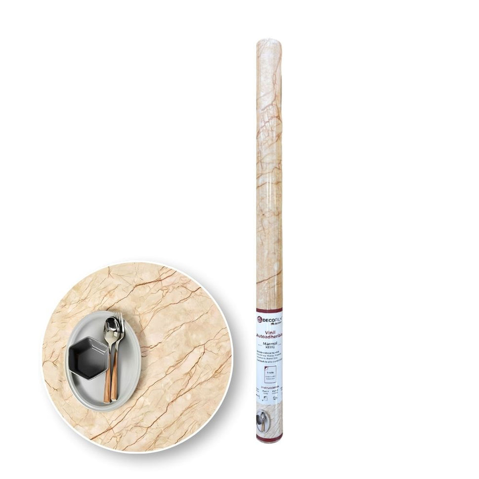 Vinil Autoadherible Mármol en rollo (0.60x5m) - DECOFILM®KE012