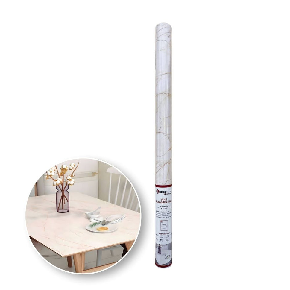 Vinil Autoadherible Mármol en rollo (0.60x5m) - DECOFILM®KE015