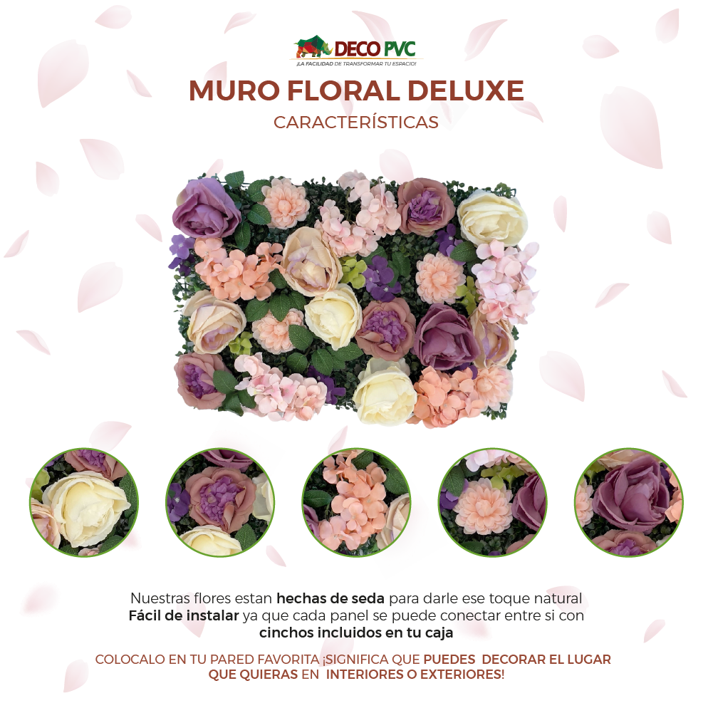 Muro Floral / Modelos Deluxe - DECOFLORA®