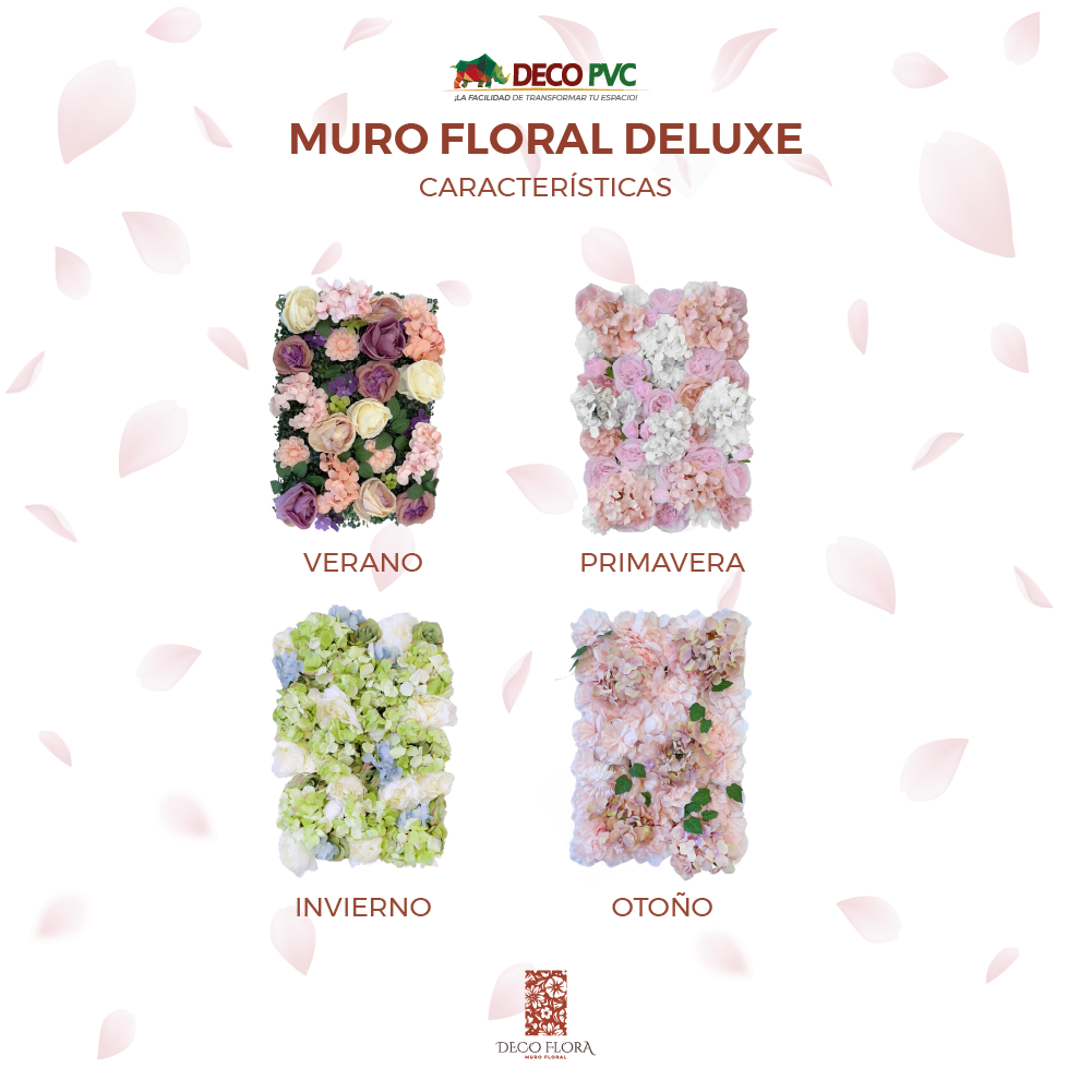 Muro Floral / Modelos Deluxe - DECOFLORA®