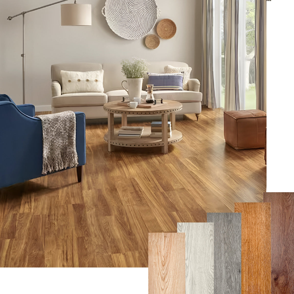 Piso SPC Decoclick / 11pzas / 18.3*122cm