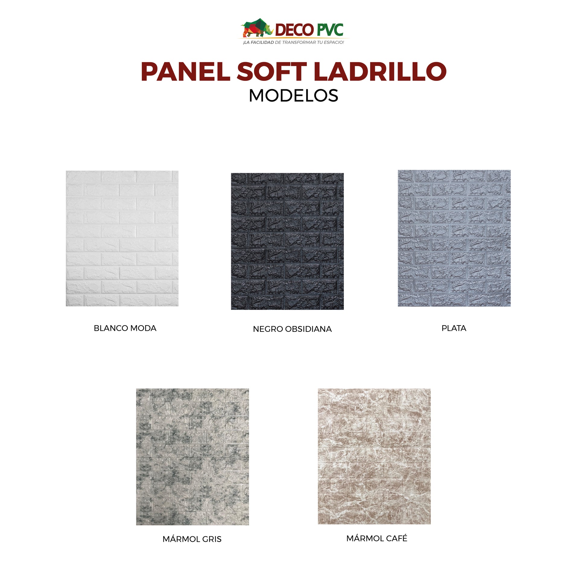 Panel Soft 3D Autoadherible / 10pzas / 70*77cm