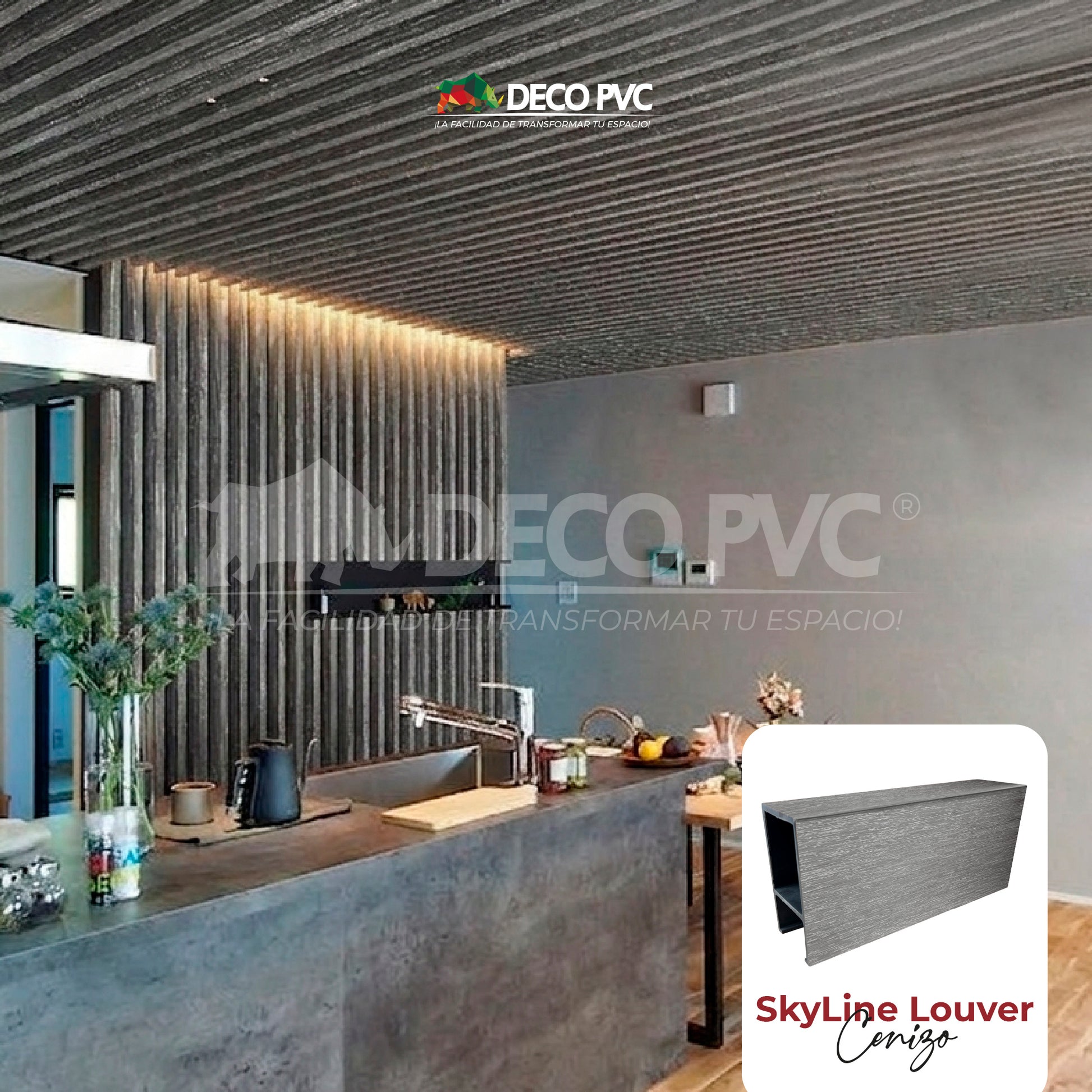 SkyLine Louver / 6pzas / 9*5*280cm