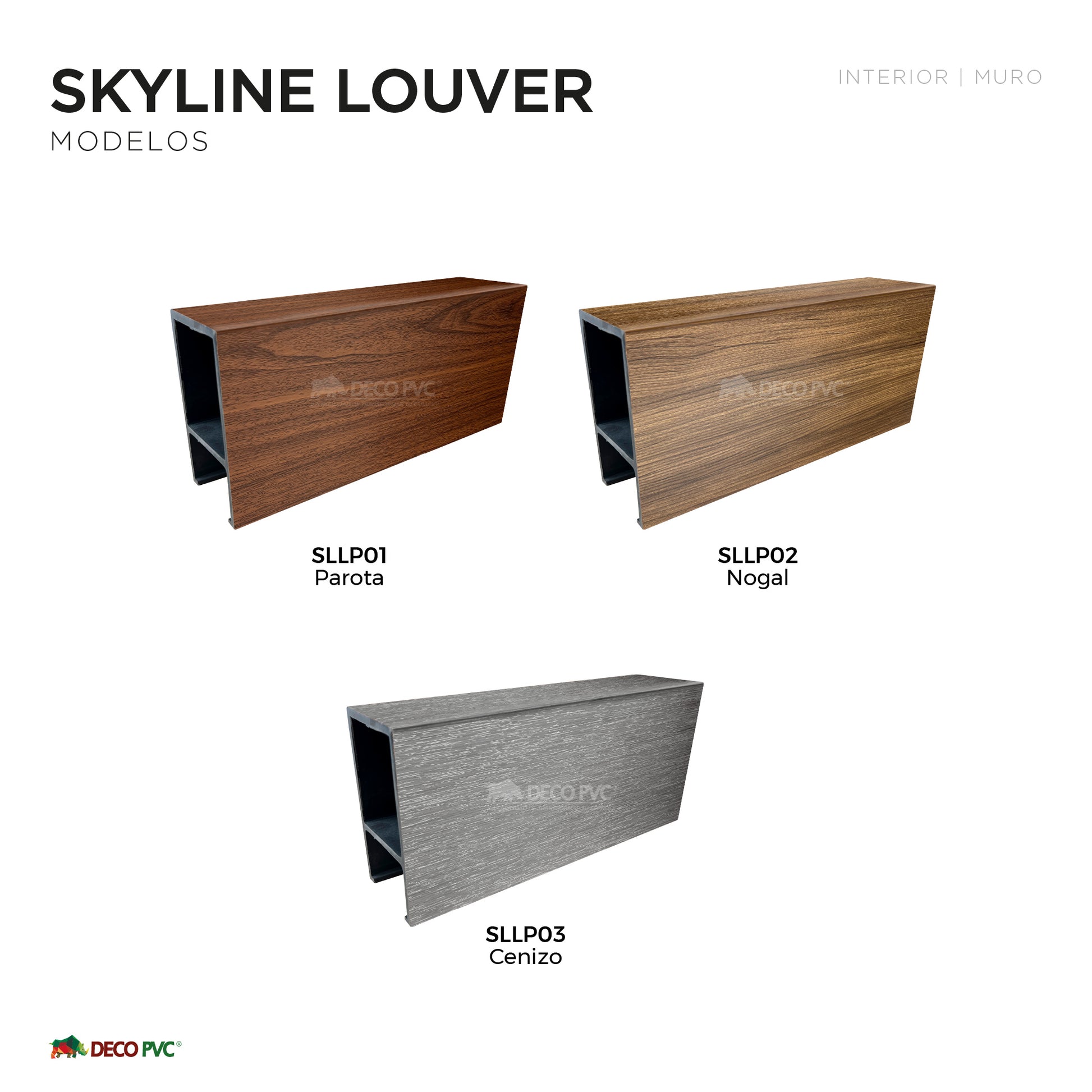 SkyLine Louver / 6pzas / 9*5*280cm
