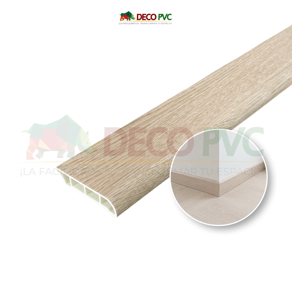 Zoclo SPC Tipo Madera / 1pz / 6*240cm