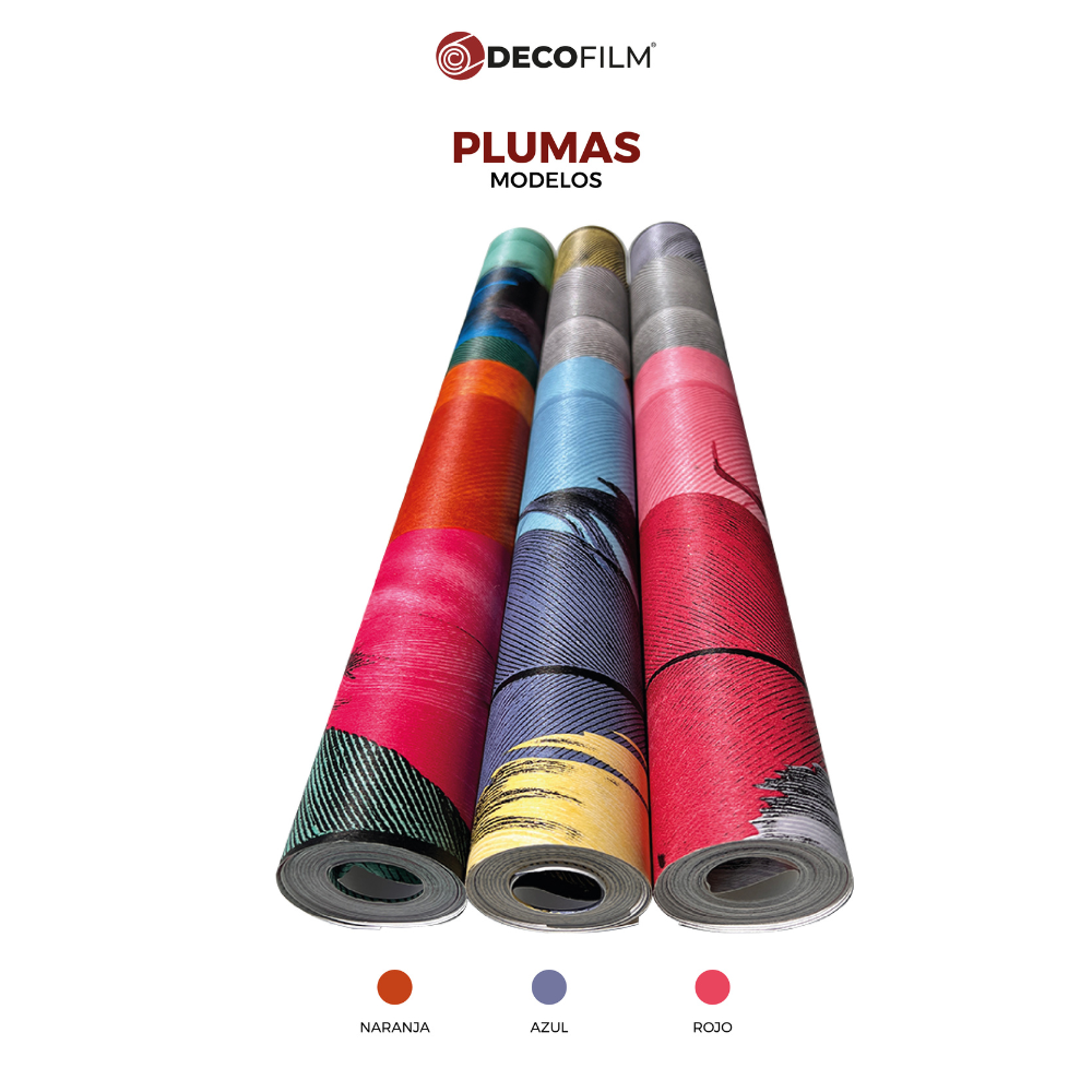 Papel Tapiz Plumas - DECOFILM® / 1 rollo / 0.53*9.5m