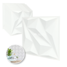 PANEL 3D - Relieve S025 / 10pzas / 50*50cmBLANCO MATE/WHITE