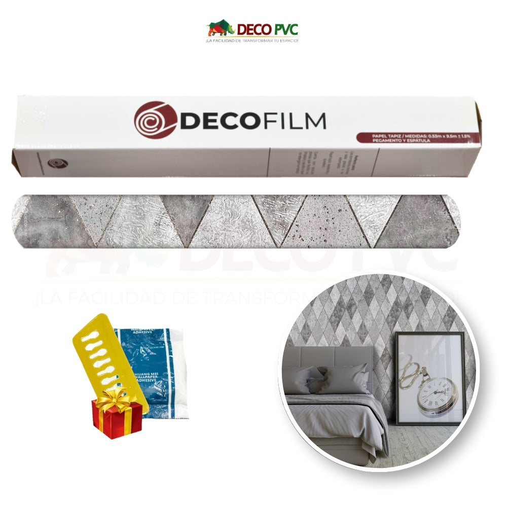 Papel Tapiz Rombos - DECOFILM® / 1 rollo / 0.53*9.5m