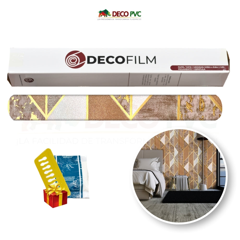 Papel Tapiz Geométrico - DECOFILM® / 1 rollo / 0.53*9.5m