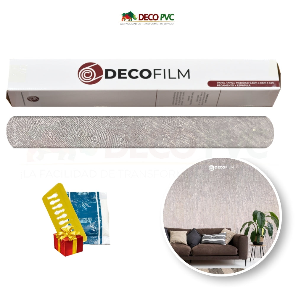 Papel Tapiz Vetas - DECOFILM® / 1 rollo / 0.53*9.5m