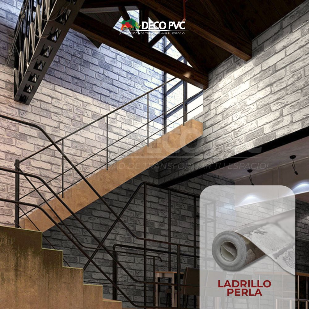 Papel Tapiz Ladrillo - DECOFILM® / 1 rollo / 0.53*9.5m